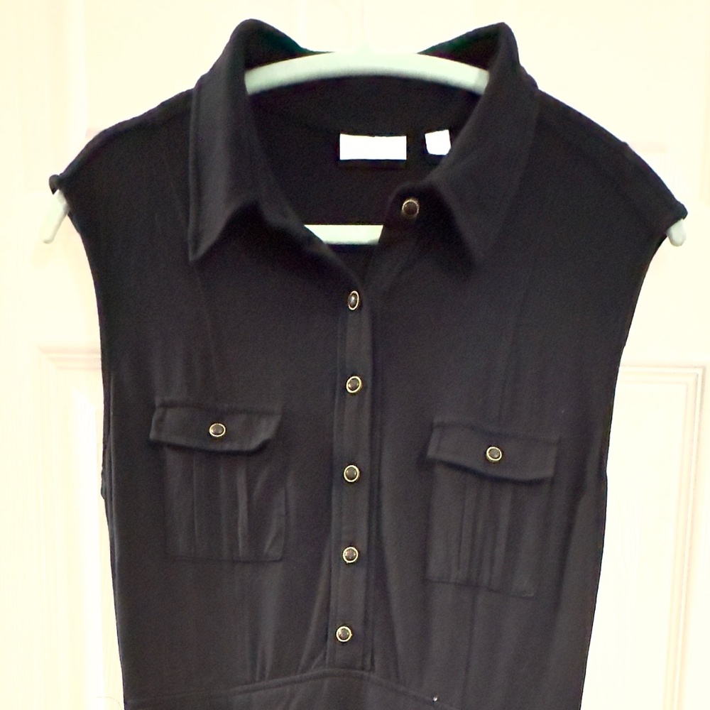 NY&C Stretch Black Sleeveless Dress Size M